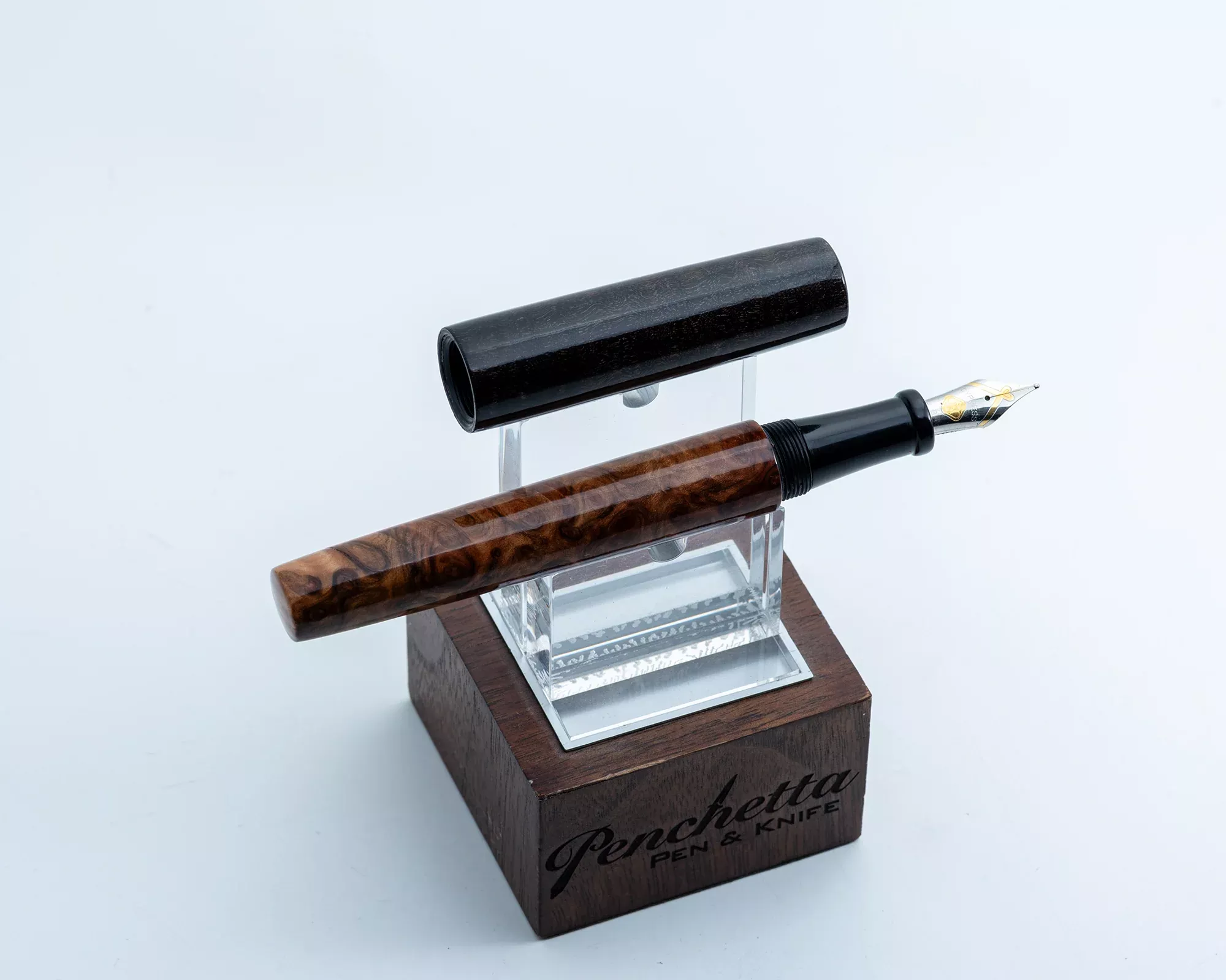 *Consignment* Pens by Casey - Tashokuno Model in Olive Burl & Unknown Burl (B)