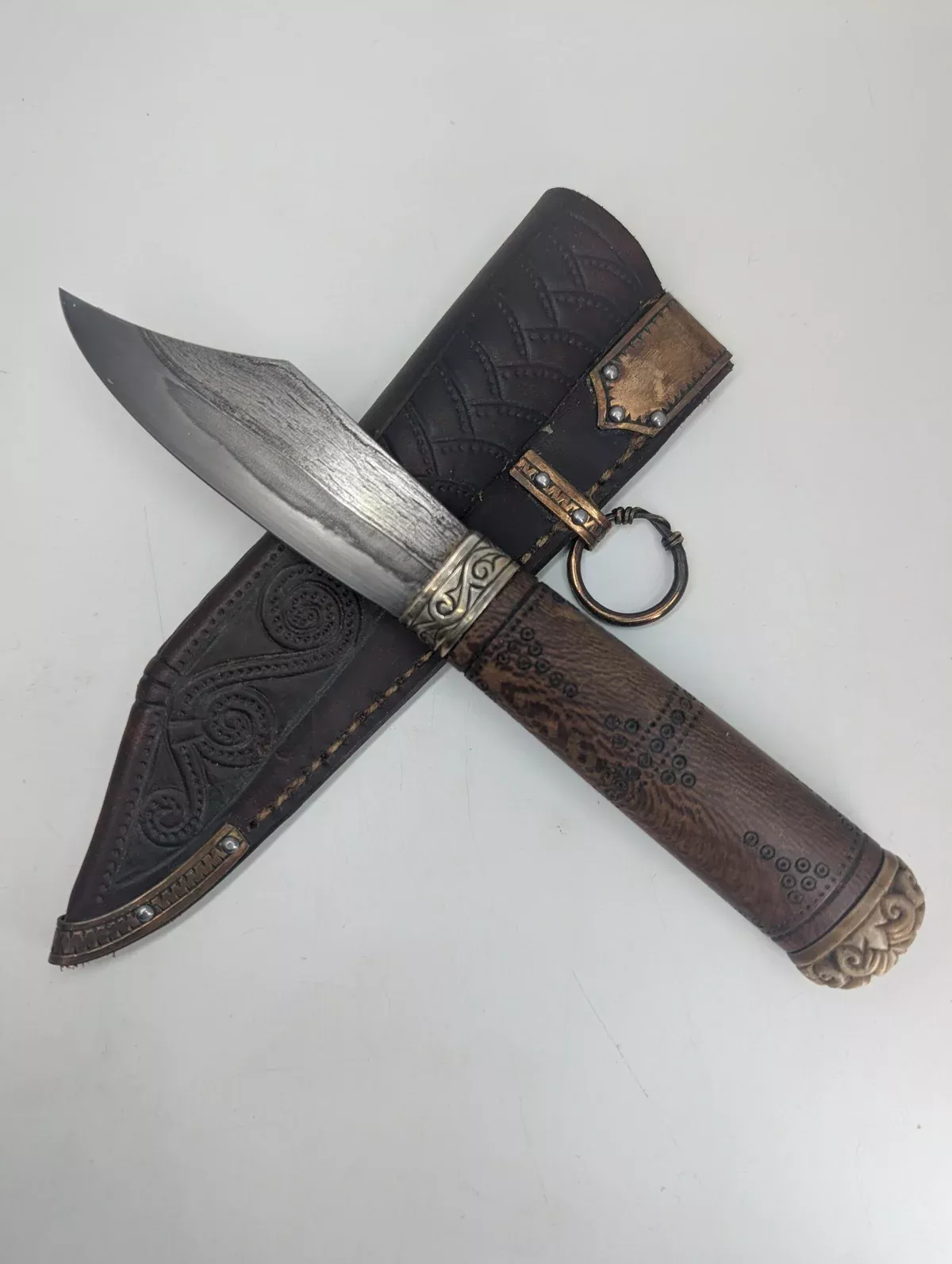 *Consignment* Petr Floria̓ne Small Seax Fixed Blade Knife