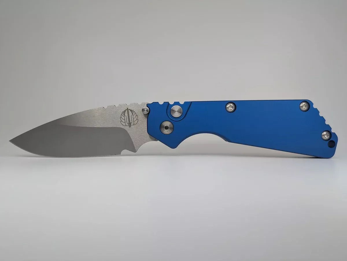 *Consignment* Protech x Strider SnG Blue Auto Folding Knife