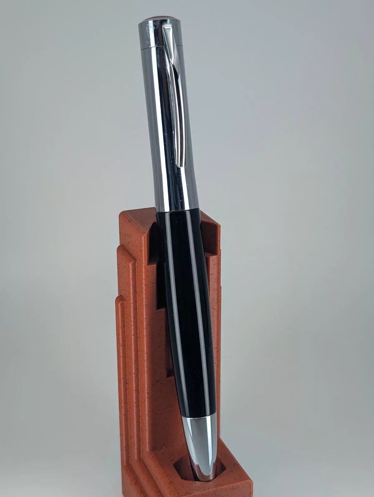 *Consignment* rOtring Initial Black / Chrome Rollerball Pen