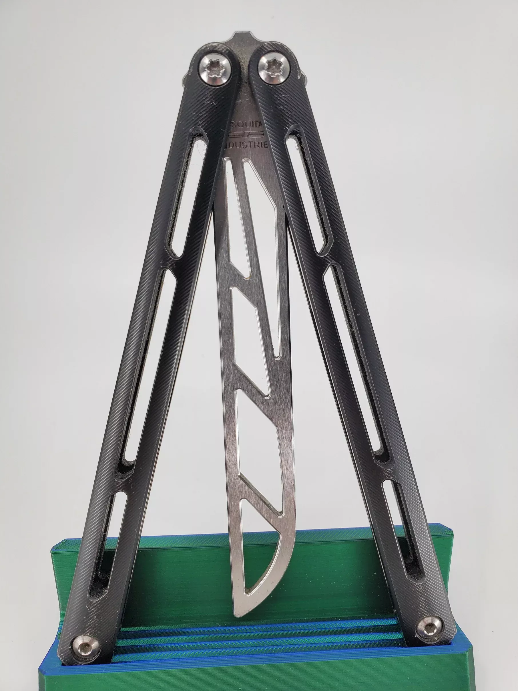 *Consignment* Squid Industries Tsunami Black Balisong Trainer