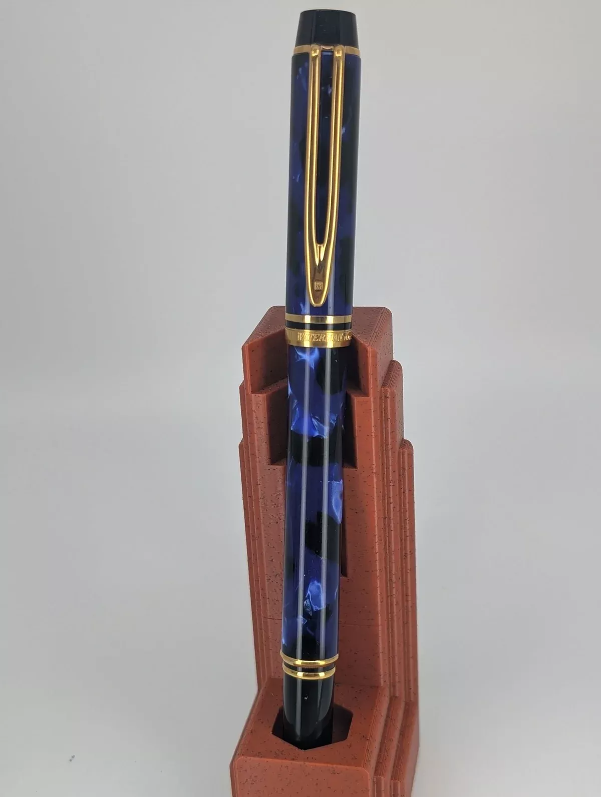 *Consignment* Waterman Le Man 200 Blue Marble Rollerball Pen