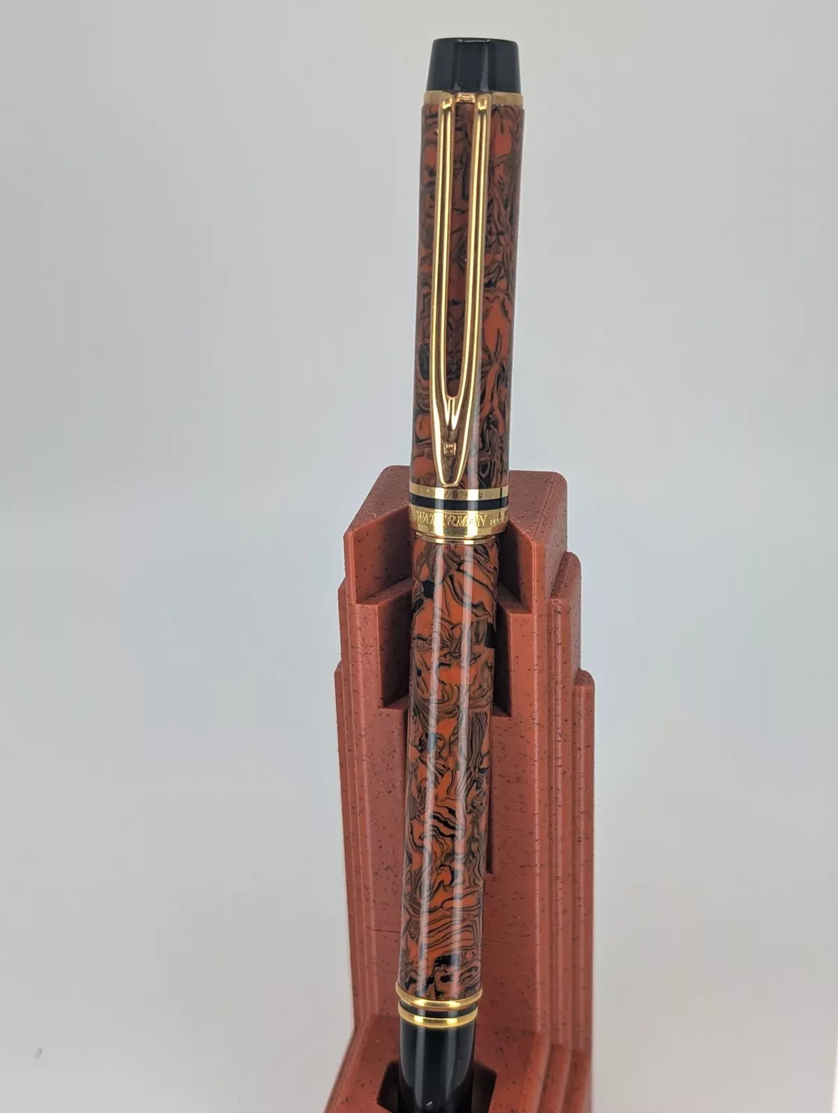 *Consignment* Waterman Le Man 200 Rhapsody Red / Black Mottled Rollerball Pen