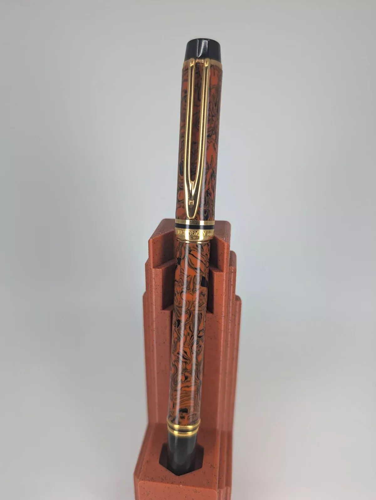 *Consignment* Waterman Rhapsody Le Man 200 Red Ripple Rollerball Pen