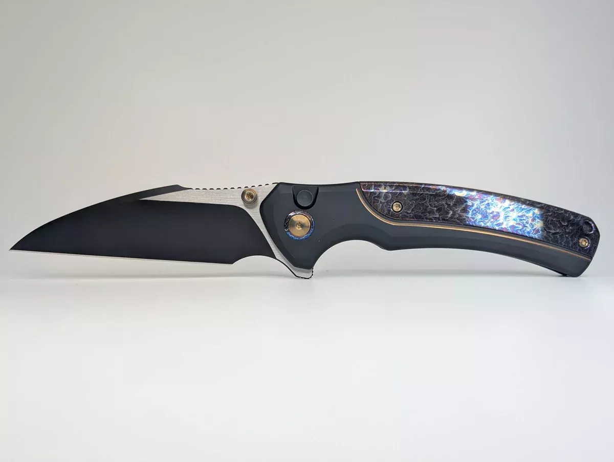 *Consignment* WE KNIFE Ziffius Button Lock Folding Knife