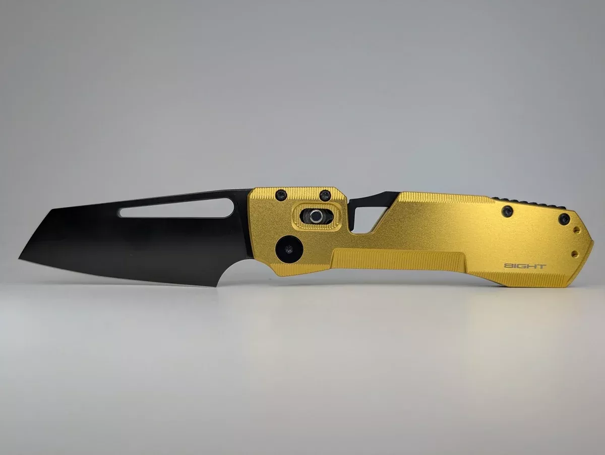 *Consignment* WinterBlade Co. Factor 8ight Gold DLC Magnacut Folding Knife