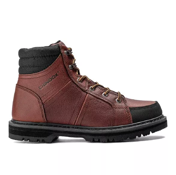 Contractor 6″ Soft Toe Leather Work Boot – Brown