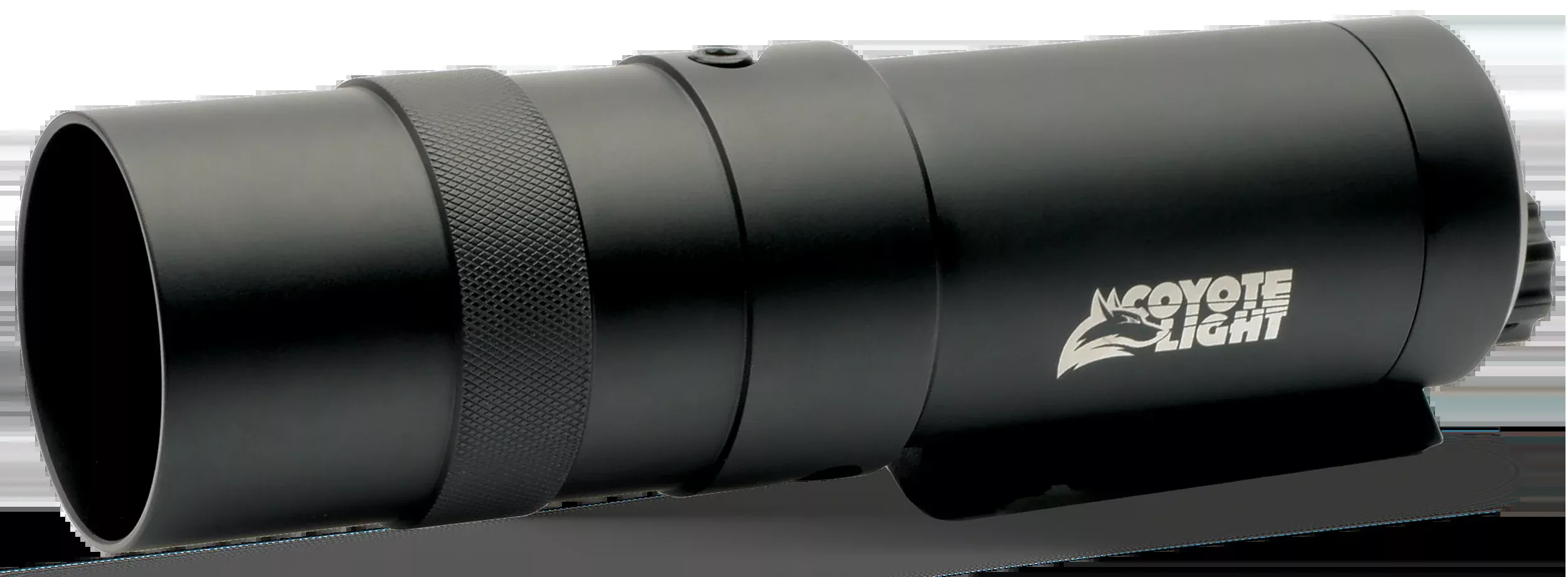 Coyote Light Predator Hunting Light, White LED, Matte Black, Variable Focus, 800+ yd Range HME-CL-W
