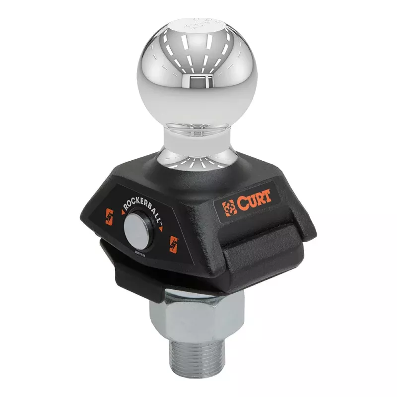 CURT 2 RockerBall Cushion Hitch Trailer Ball – 7500 lbs