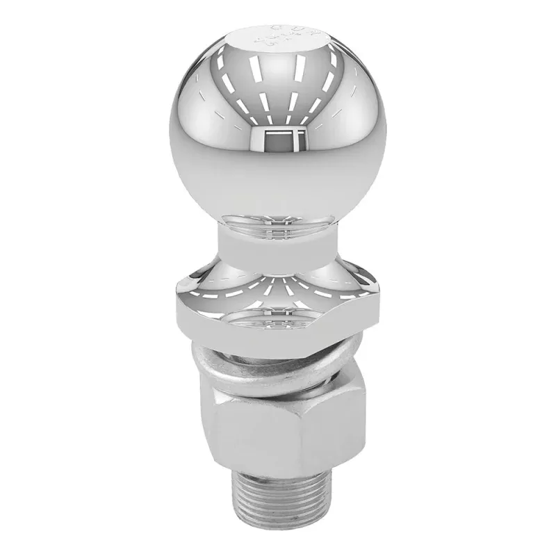 CURT 2 Trailer Ball – 1 x 2-1/8 Shank – 6,000 lbs. – Chrome