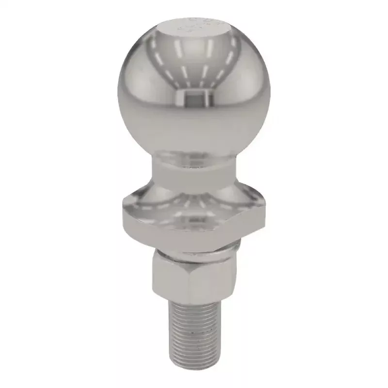 CURT 2 Trailer Ball – 3/4 x 2-1/8 Shank – 3,500 lb. – Stainless Steel
