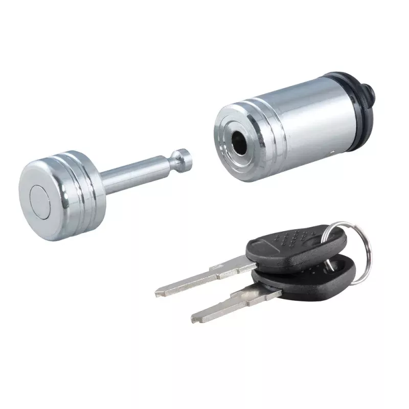 CURT Coupler Lock – 1/4 Pin – 7/8 Latch Span – Barbell – Chrome