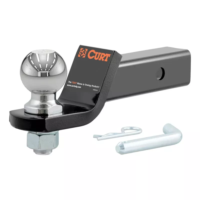 CURT Loaded Ball Mount w/2-5/16 Ball – 2 Shank – 2 Drop – 7,500 lbs