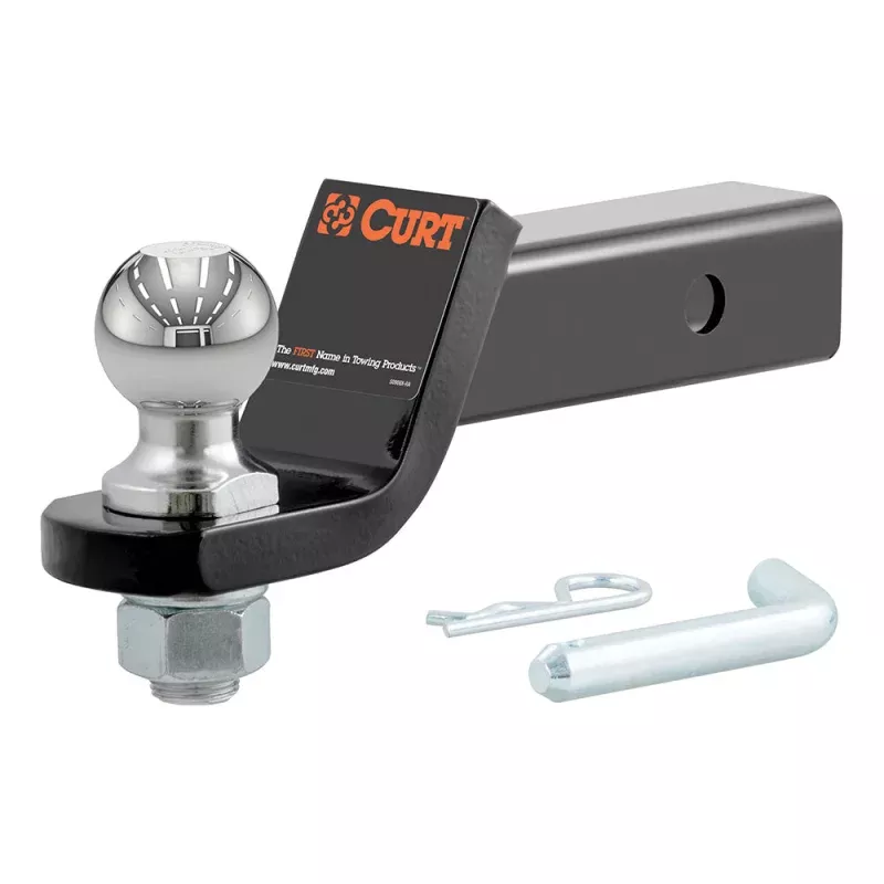 CURT Loaded Ball Mount w/2 Ball – 2 Shank – 2 Drop – 7,500 lbs