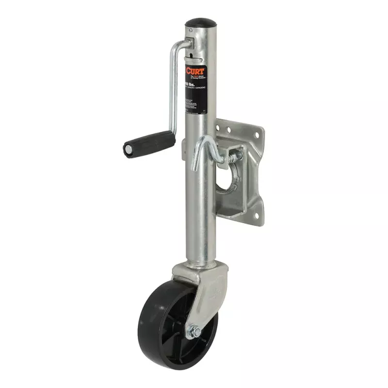 CURT Marine Jack w/6 Wheel – 1,000 lbs – Adjust Vertically 10