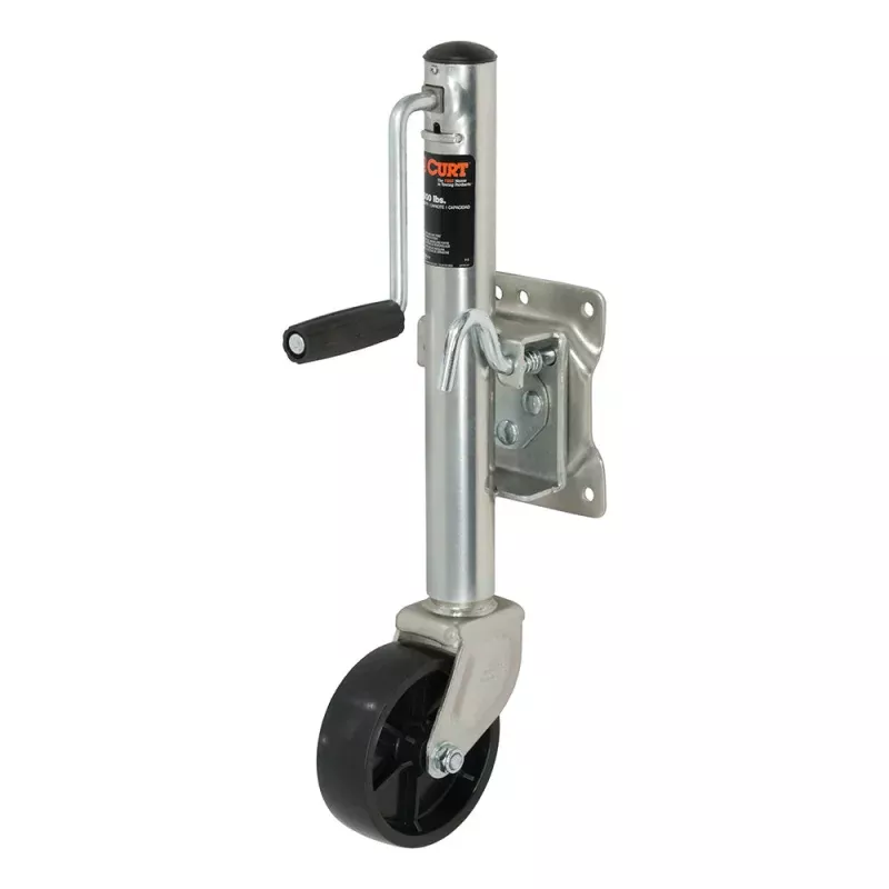 CURT Marine Jack w/6 Wheel – 1,200 lbs – Adjust Vertically 10