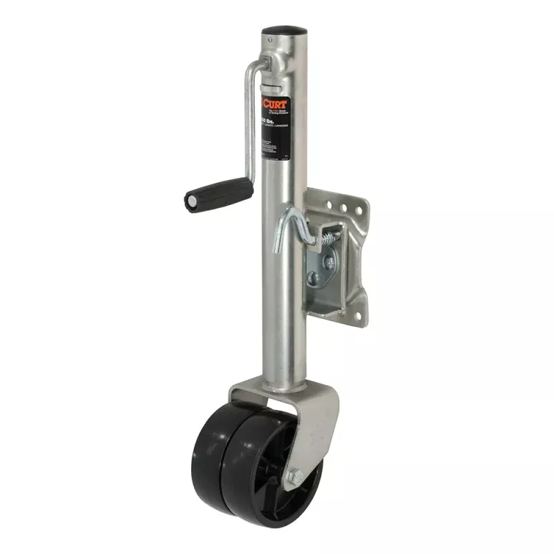 CURT Marine Jack w/Dual 6 Wheel – 1,500 lbs – Adjust Vertically 10