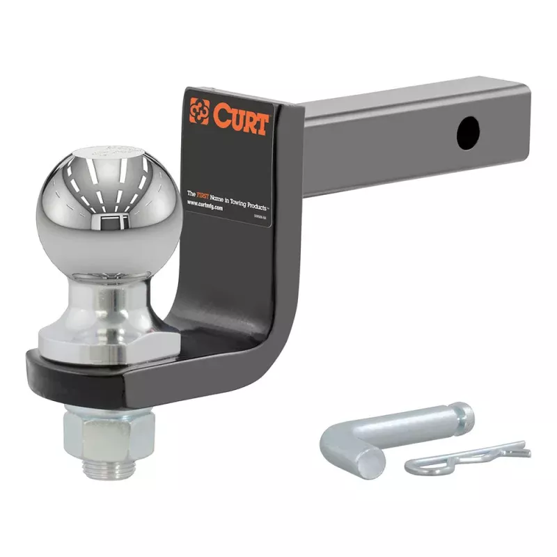 CURT Towing Starter Kit w/2 Ball – 1-1/4 Shank – 3-1/4 Drop – 3,500 lbs