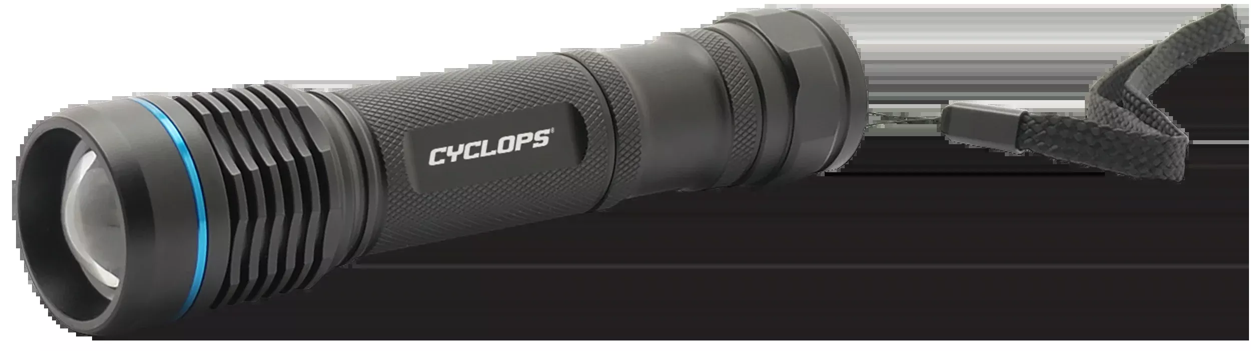 Cyclops Steropes 700 Rechargeable Flashlight, 400–700 Lumens, Twist Focus, Aluminum, CYC-FLS700
