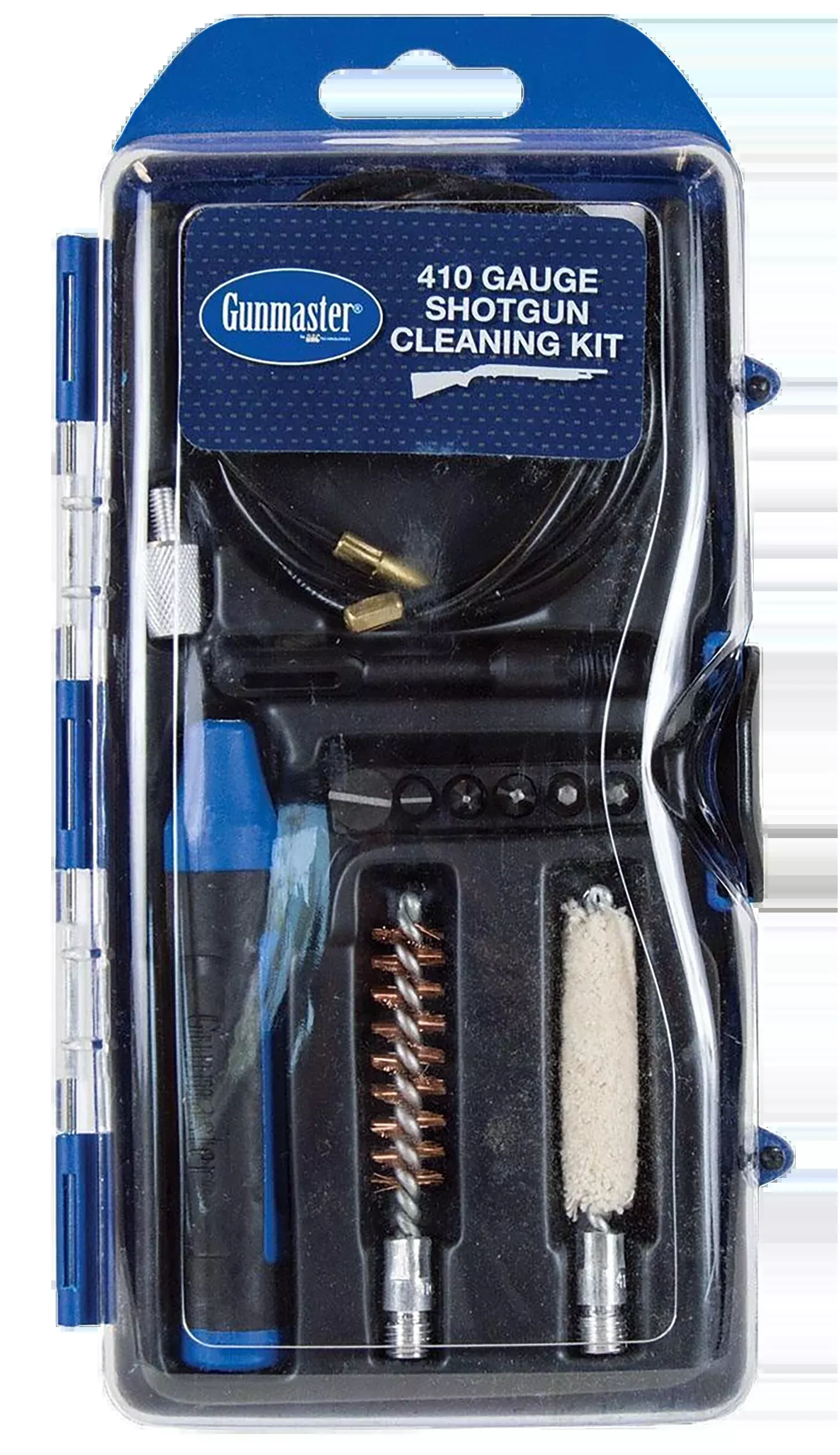 DAC GunMaster .410 Gauge Shotgun Cleaning Kit with Multi-Function Handle, Case & Bits – GM410SG