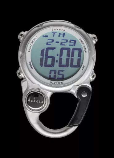 Dakota Digi Clip Mini Watch Silver