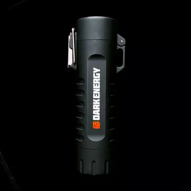 Dark Energy Plasma Lighter and Flashlight Black