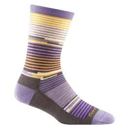 Darn Tough Women's Pixie Crew Lightweight Lifestyle Sock - Lavender - M