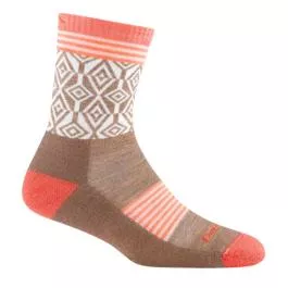 Darn Tough Women's Sobo Micro Crew Lightweight Hiking Sock - Bark - M