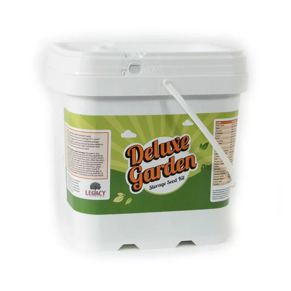 Deluxe Garden Survival Storage Seeds – 80,000+ Seeds