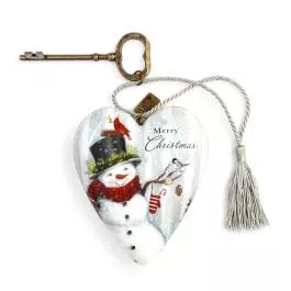 Demdaco Art Heart - Christmas Snowman