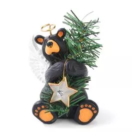 Demdaco Bearfoots Tree Topper - Angel Bear