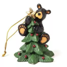 Demdaco Bearfoots Tree Topper Ornament