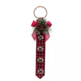 Demdaco Buffalo Plaid Bell Door Hanger