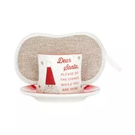 Demdaco Dear Santa Soap Dish/Sponge