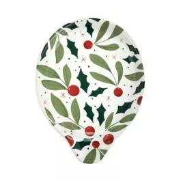 Demdaco Holly Leaves Spoon Rest