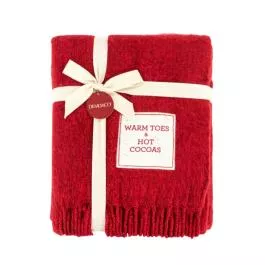 Demdaco Warm Toes Hot Cocoas Blanket