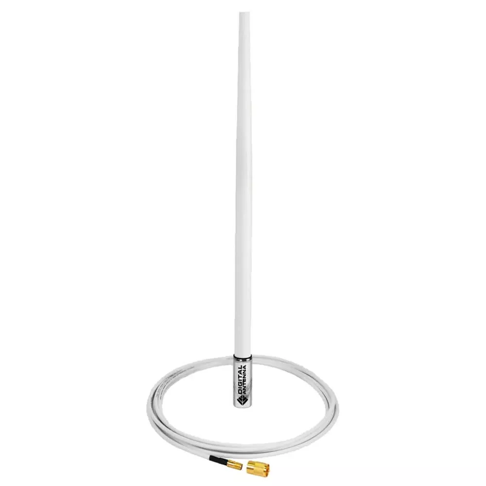 Digital Antenna 4' VHfor AIS White Antenna with 15' Cable - 594-MW