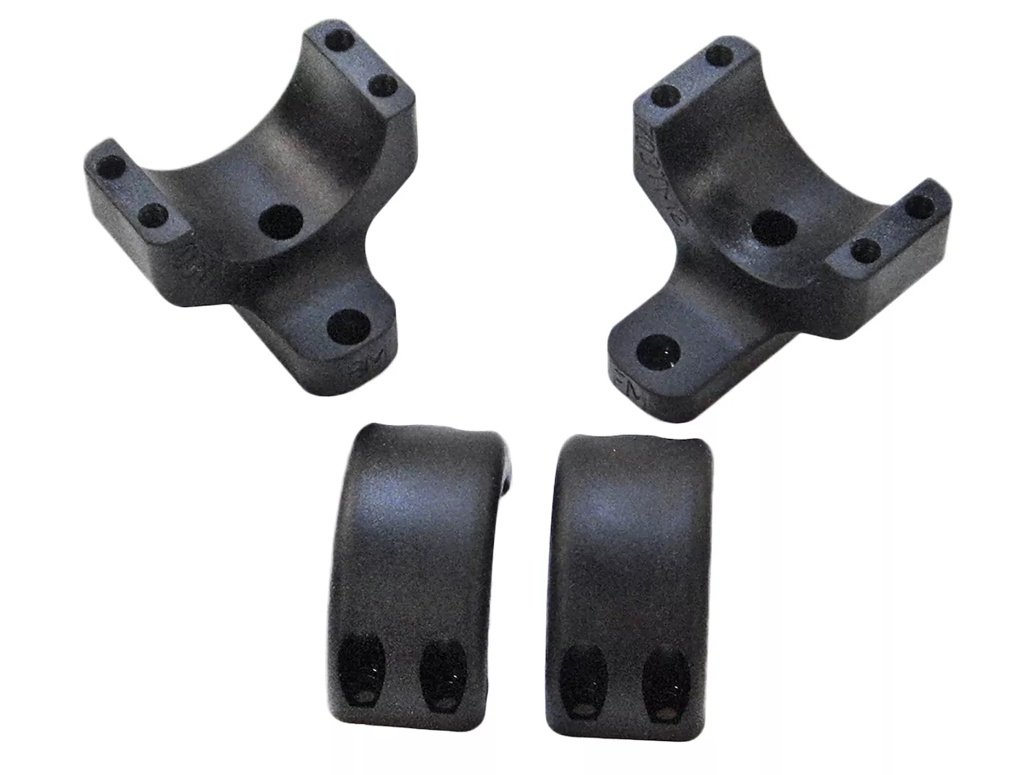 DNZ Game Reaper 2 Scope Mount/Ring Combo 30mm High, Black