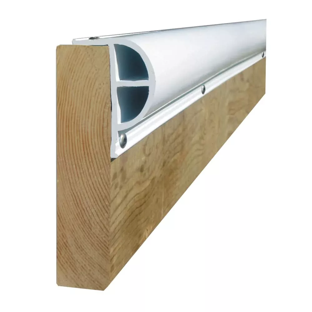 Dock Edge PRODOCK Heavy "P" Dock Profile - 8' Sections - White - 1200-F