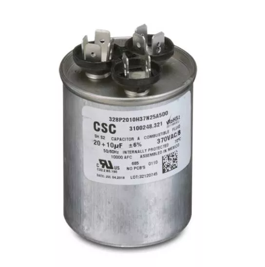 Dometic Air Conditioner Motor Run Capacitor 20/10 MFD• 3313107.028