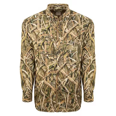 DRAKE EST Camo Flyweight Wingshooters LS Shirt (DW7007)