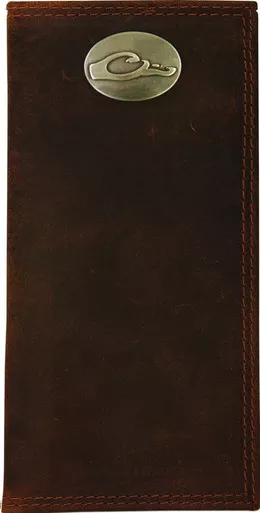 DRAKE Leather Checkbook Wallet (DA7007-LEA)