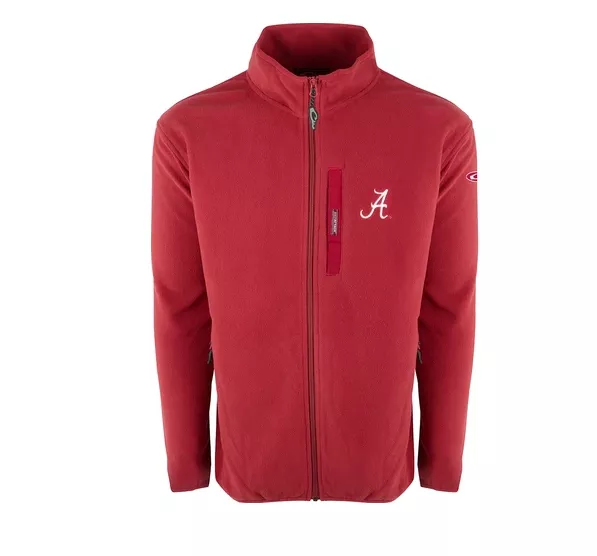 Drake Men’s Alabama Full Zip Camp Fleece #SD-ALA-1085-CRM