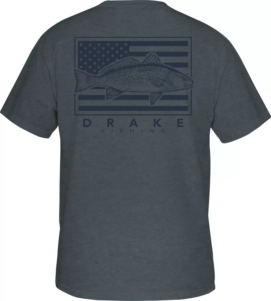 Drake Men’s DPF Patriotic Fish Tee S/S #DPF3060
