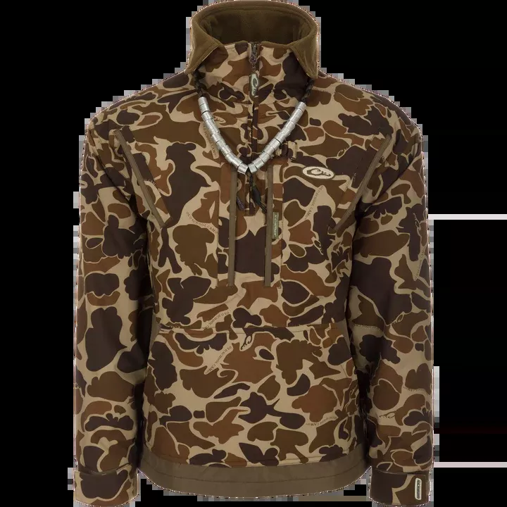 Drake Men’s MST Waterproof Fleece-Lined 1/4 Zip Jacket #DW2252