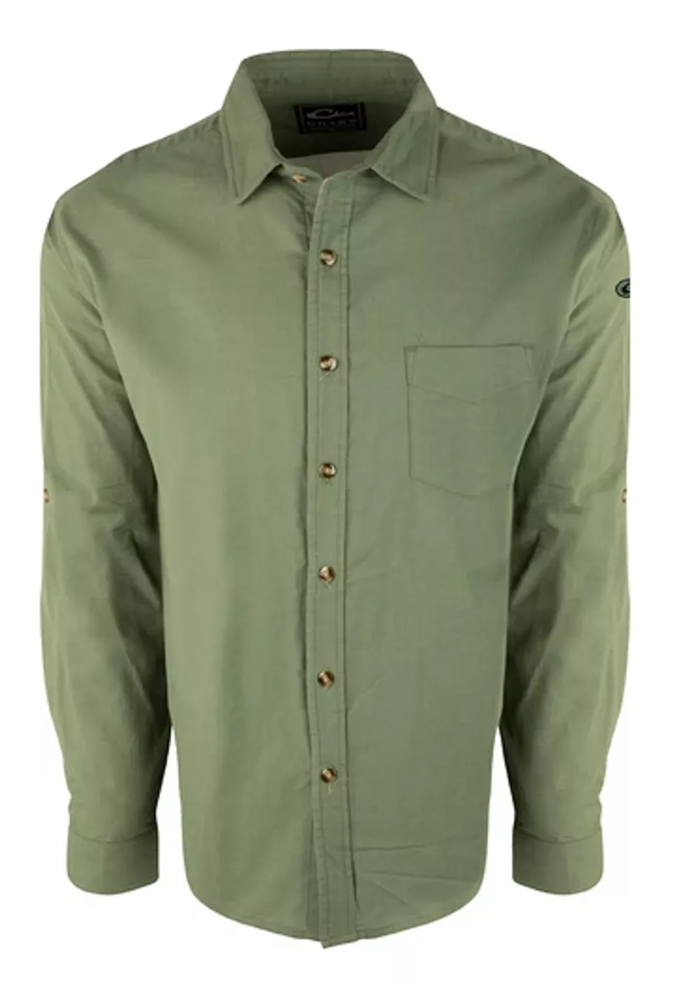 Drake NeverTuck Long Sleeve Shirt #DS2103
