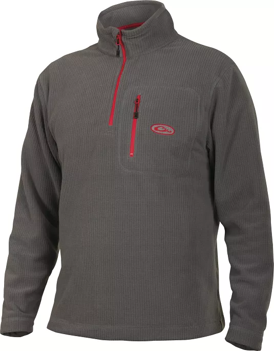 Drake Square Check Camp Fleece Pullover