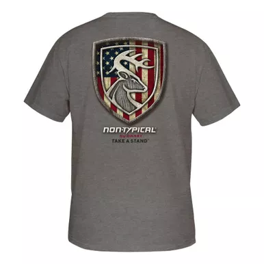 DRAKE Take A Stand Ol' Glory Graphite Heather T-Shirt (DNT8515-GPH)