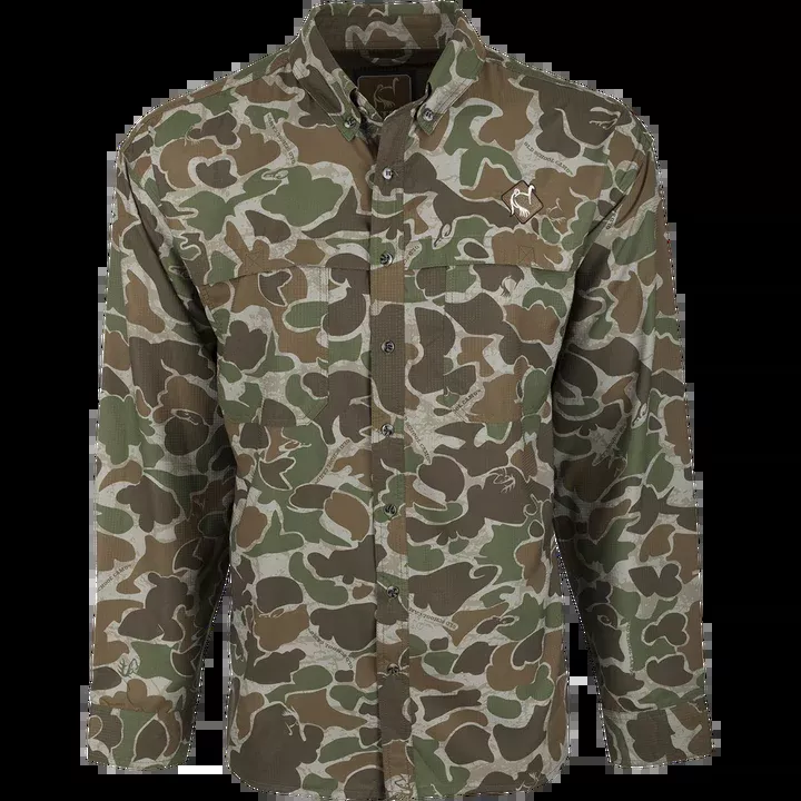 Drake Youth Mesh Back Flyweight Shirt 2.0 #OT1000