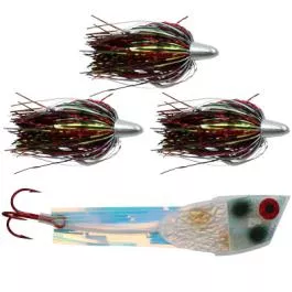Dreamweaver Cut Bait Meat Head Rig - UV Black Widow